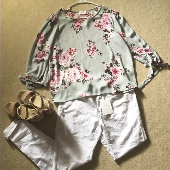 NWOT Everly Top, L - Picture 6 of 6